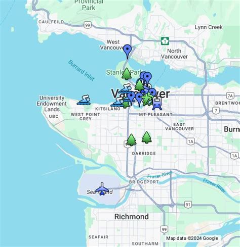 vancouver maps google.